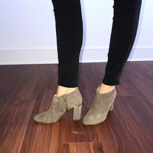 Kate Spade Suede Tan Booties